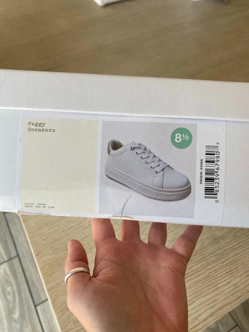 “a new day” - Peggy Sneakers (size 8.5)